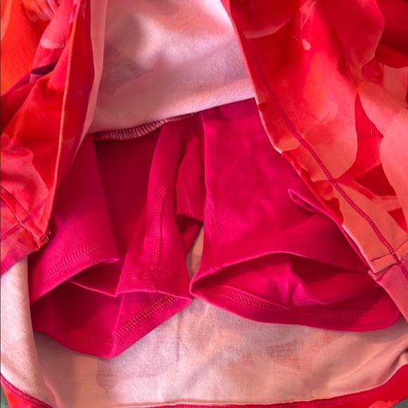Talbots Pink and Red Floral Skort Size Plus X - Picture 7 of 7